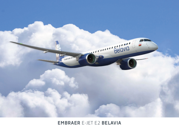 «Белавiя» набывае тры Embraer E195-E2